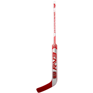 Crosse de gardien de but en matière composite Warrior Ritual V3 E White/Red Senior 26 pouces, L (Regular)