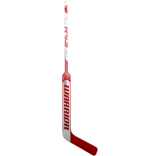 Crosse de gardien de but en matière composite Warrior Ritual V3 E White/Red Senior 26 pouces, L (Regular)