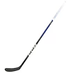 Crosse de hockey en matière composite CCM JetSpeed FT6 Pro BlueChrome Senior 29 main droite en bas, flex 85