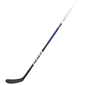 Crosse de hockey en matière composite CCM JetSpeed FT6 Pro BlueChrome Senior 29 main droite en bas, flex 85