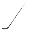 Crosse de hockey en matière composite CCM JetSpeed FT6 Pro CharcoalChrome Senior 28 main droite en bas, flex 85