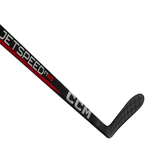 Crosse de hockey en matière composite CCM JetSpeed FT670 Intermediate 28 main gauche en bas, flex 55