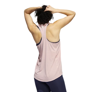 Débardeur pour femme adidas  3-Bar Logo Tank Wonder Mauve