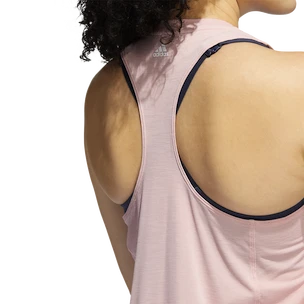 Débardeur pour femme adidas  3-Bar Logo Tank Wonder Mauve