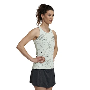 Débardeur pour femme adidas  Club Graphic Tank Linen Green