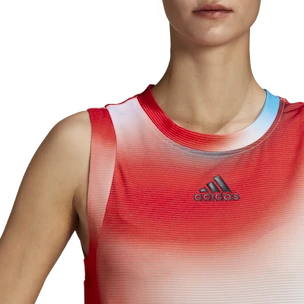 Débardeur pour femme adidas  Melbourne Printed Match Tank White/Red/Blue