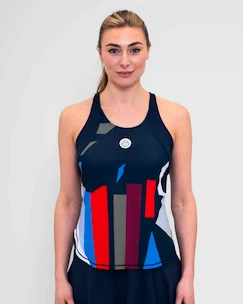 Débardeur pour femme BIDI BADU  New York 2024 Tank Dark Blue/Red