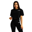 Débardeur pour femme GymBeam  Limitless Cropped T-shirt Black