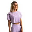 Débardeur pour femme GymBeam  Limitless Cropped T-shirt Lavender