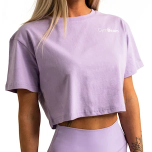 Débardeur pour femme GymBeam  Limitless Cropped T-shirt Lavender