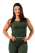 Débardeur pour femme Nebbia  Organic Cotton Ribbed Tank Top 414 dark green