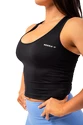 Débardeur pour femme Nebbia  Sporty Slim-Fit Crop Tank Top 422 black