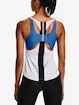 Débardeur pour femme Under Armour  2 in 1 Knockout Tank-WHT