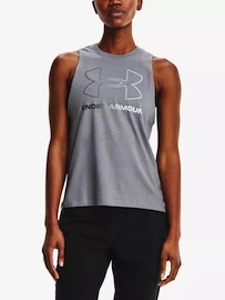 Débardeur pour femme Under Armour Live Sportstyle Graphic Tank Steel Medium Heather Gray