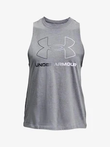 Débardeur pour femme Under Armour  Live Sportstyle Graphic Tank Steel Medium Heather Gray S