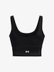 Débardeur pour femme Under Armour  Meridian Fitted Crop Tank-BLK