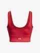 Débardeur pour femme Under Armour  Meridian Fitted Crop Tank-RED