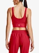 Débardeur pour femme Under Armour  Meridian Fitted Crop Tank-RED