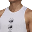 Débardeur pour homme adidas  Run Logo Tank White