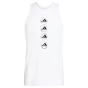 Débardeur pour homme adidas  Run Logo Tank White