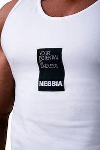 Débardeur pour homme Nebbia Limitless Your Potential Is Endless 174 white XXL