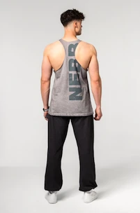 Débardeur pour homme Nebbia  Washed-off Oversized Stringer MAX OUT Light Grey