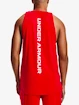 Débardeur pour homme Under Armour  BASELINE COTTON TANK-RED