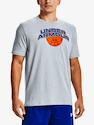 Débardeur pour homme Under Armour  BBALL BRANDED WRDMRK SS-GRY