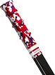 Embout de crosse de hockey RocketGrip  Hole Camo Grip Blue/Red