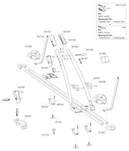 Embout en plastique Thule  51351