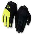 Gants de cyclisme Giro  Bravo LF black/yellow M