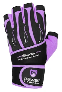 Gants de fitness Power System  Dámské Fitness Rukavice Fitness Chica Fialové XS