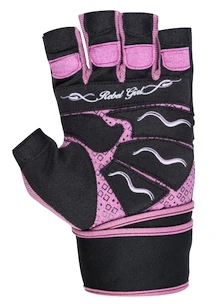 Gants de fitness Power System  Dámské Fitness Rukavice Rebell Girl Růžové XS