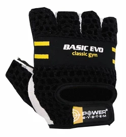 Gants de fitness Power System Fitness Rukavice Basic Evo Žluté