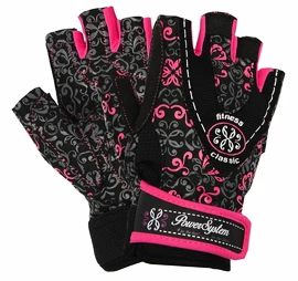 Gants de fitness Power System Fitness Rukavice Classy Růžové