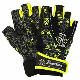 Gants de fitness Power System Fitness Rukavice Classy Žluté