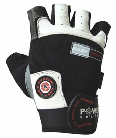 Gants de fitness Power System Fitness Rukavice Easy Grip Černobílé