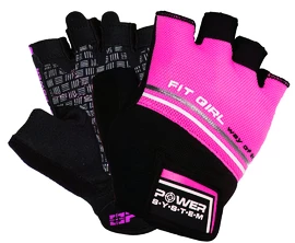 Gants de fitness Power System Fitness Rukavice Fit Girl Evo Růžové