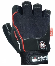 Gants de fitness Power System Fitness Rukavice Mans Power Černé