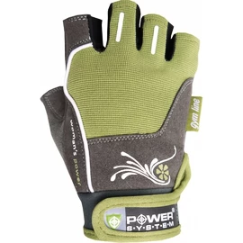 Gants de fitness Power System Fitness Rukavice Womans Power Zelené