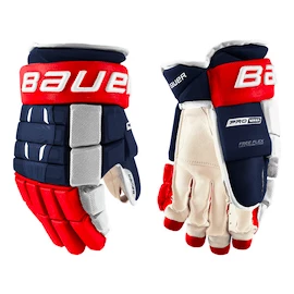 Gants de hockey Bauer Pro Series Navy/Red/White Intermediate