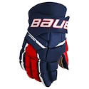 Gants de hockey Bauer Supreme M3 Navy/Red/White Senior 15 pouces