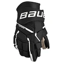 Gants de hockey Bauer Supreme M5PRO Black/White Intermediate 12 pouces