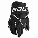 Gants de hockey Bauer Supreme MACH Black/White Intermediate 13 pouces