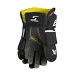 Gants de hockey Bauer Supreme Mach Black/White Youth