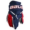 Gants de hockey Bauer Supreme MACH Navy/Red/White Senior 15 pouces