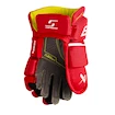 Gants de hockey Bauer Supreme Mach Red Youth