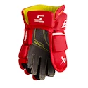 Gants de hockey Bauer Supreme Mach Red Youth