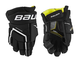 Gants de hockey Bauer Supreme Ultrasonic Black/White Youth