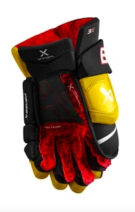 Gants de hockey Bauer Vapor 3X Black/Gold Intermediate